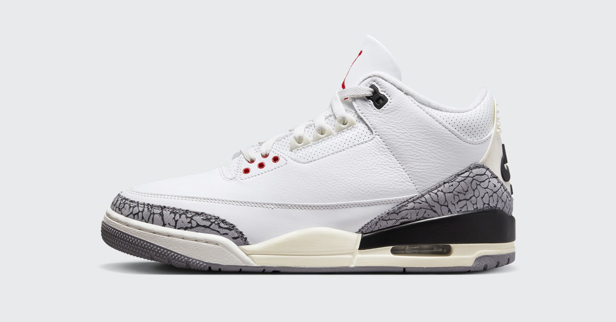 Angeblich kehrt der Air friday Jordan 3 „White Cement“ Anfang 2023 zurück